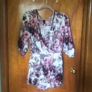 Windsor floral romper